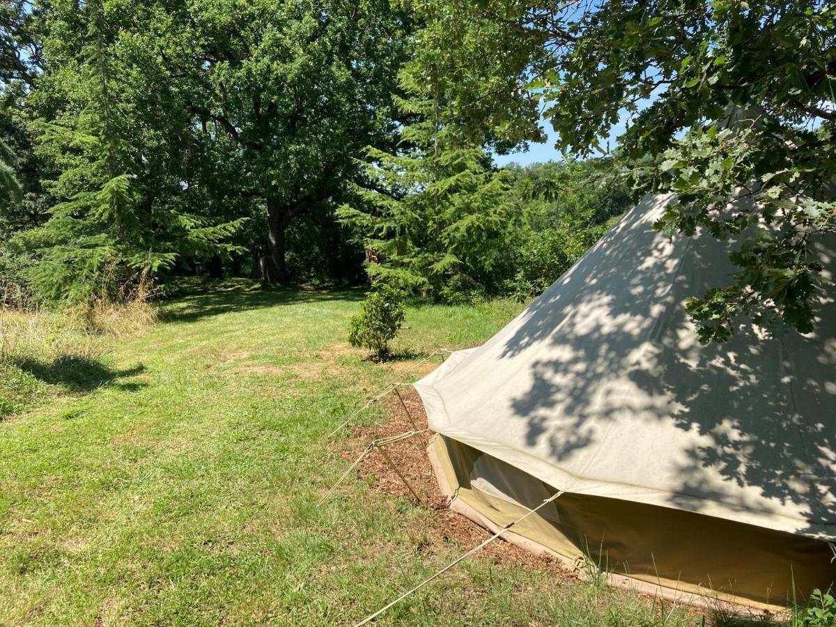 Tente Bivouac Option Bain Chauffee Au Bois Idrac-Respailles Exterior photo